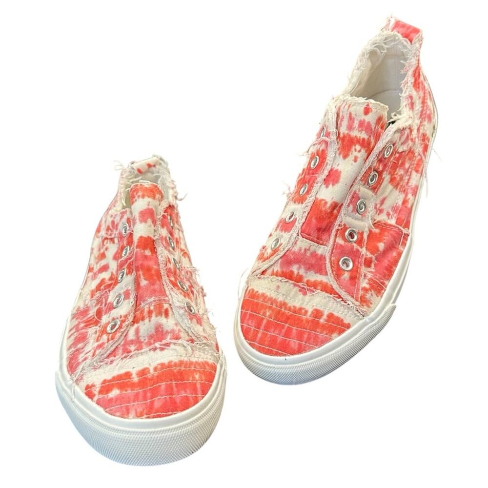 Corky's Babalu Casual Slip On Sneakers Pink White Size 10